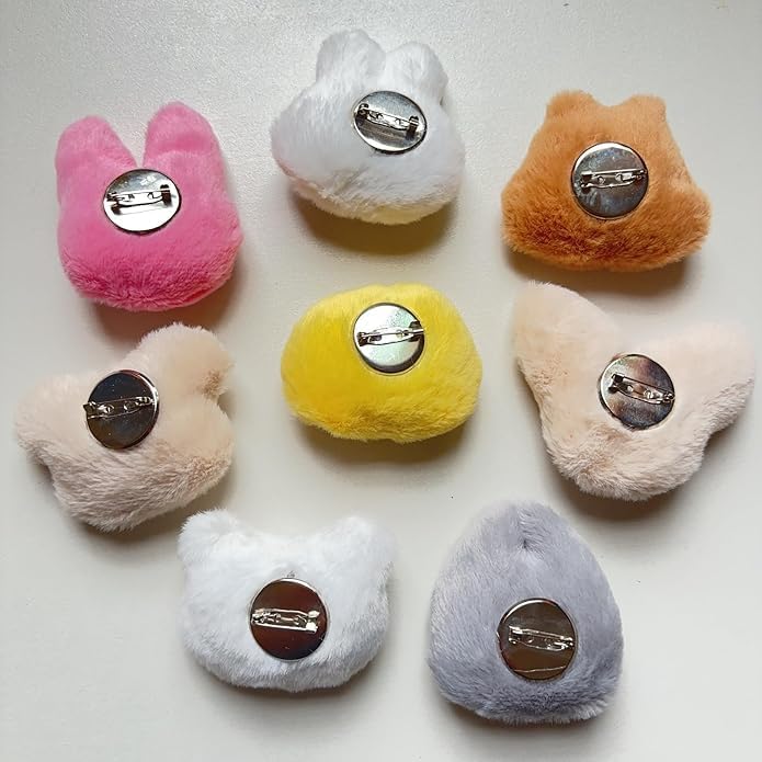 efoot 8PCS SKZ Plush Pins,SKZ Badge Brooch Pin for Fans Collection - Image 4